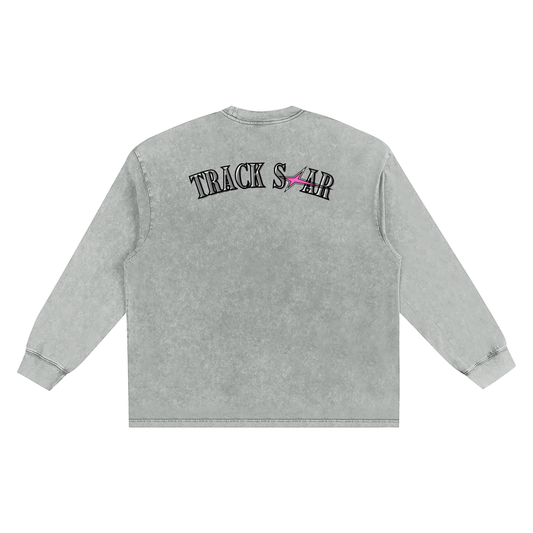 Track Star Snow Washed Sweatshirt