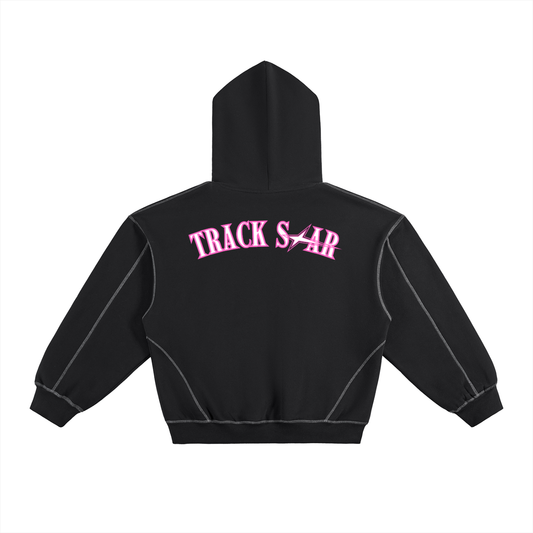 Track Star Boxy Fleece Hoodie