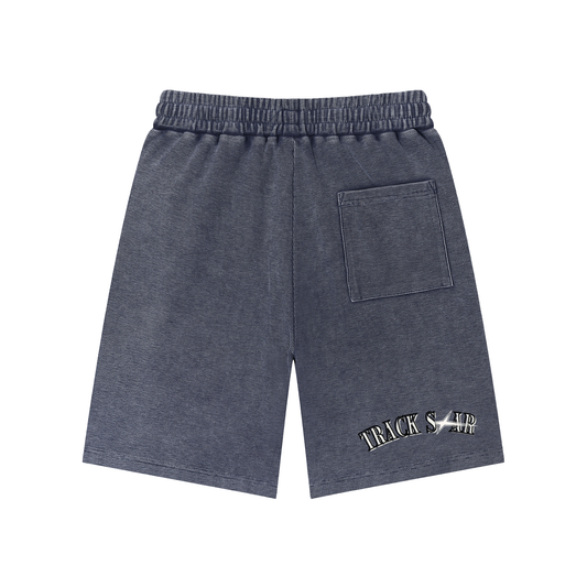 Mineral Wash Waffle Knit Shorts