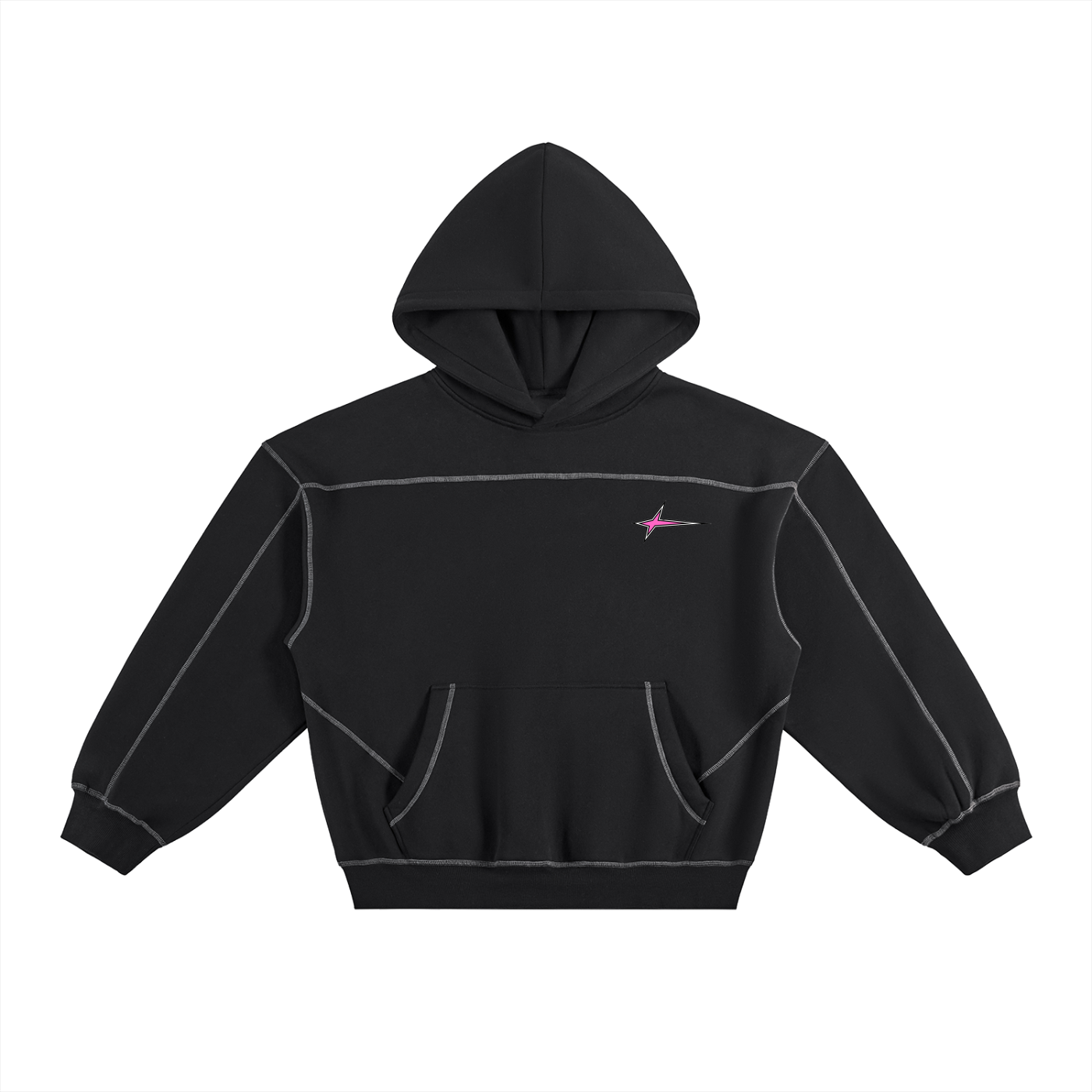 Track Star Boxy Fleece Hoodie